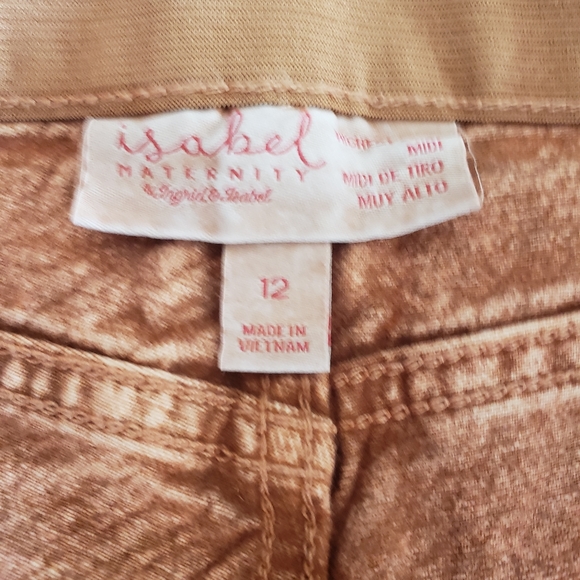 NWT WOMEN'S INGRID & ISABEL MATERNI CARPENTER DISTRESSED DENIM SHORTS - Picture 8 of 9